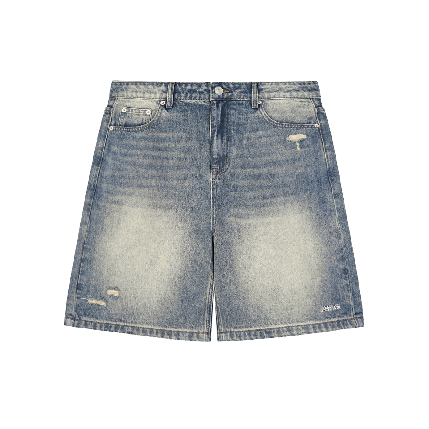 ZS Demin Distressed Jorts