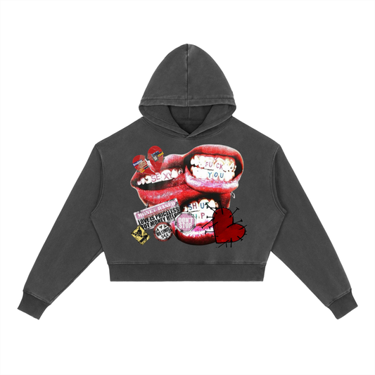 ZS Graphic Lips Hoodie